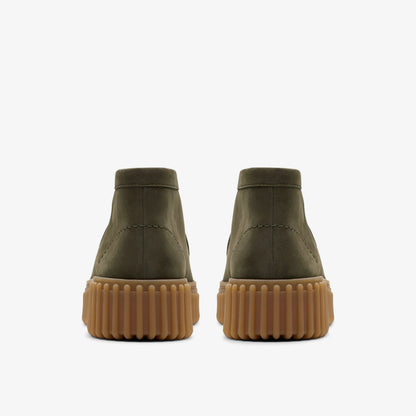 Torhill Moss Dark Green Nubuck - Clarks Trusted