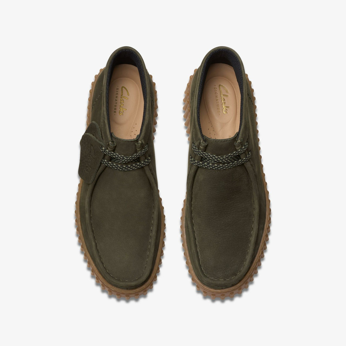 Torhill Moss Dark Green Nubuck - Clarks Trusted