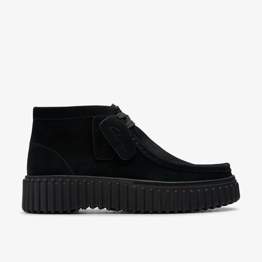 Torhill Moss Black Suede - Clarks Sale