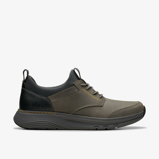 Motion Trek EZ Grey Leather - Clarks Everyday