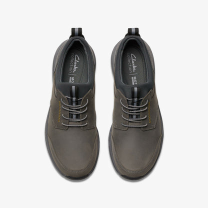Motion Trek EZ Grey Leather - Clarks Everyday
