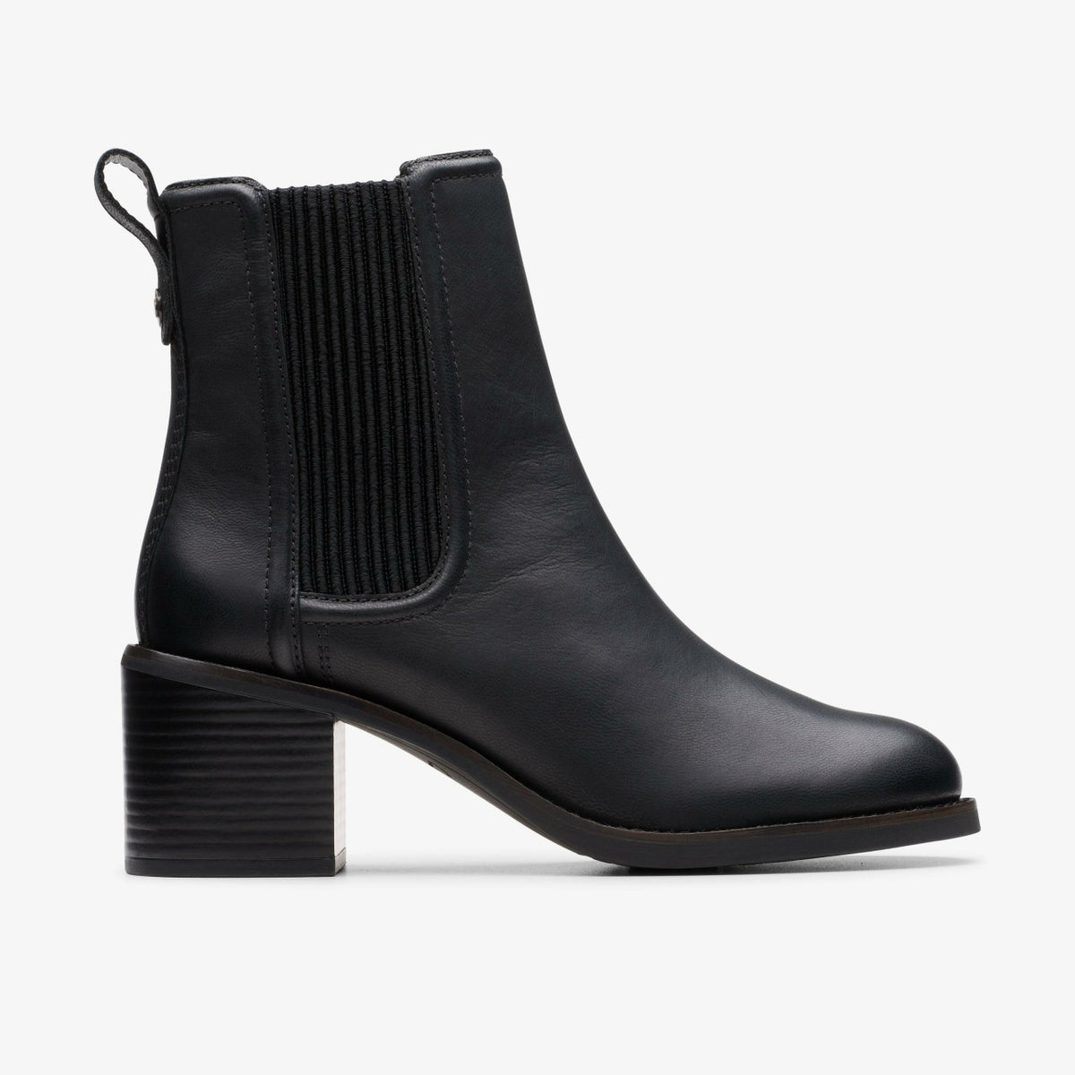 Chamberly Top Black Leather - Clarks Popular