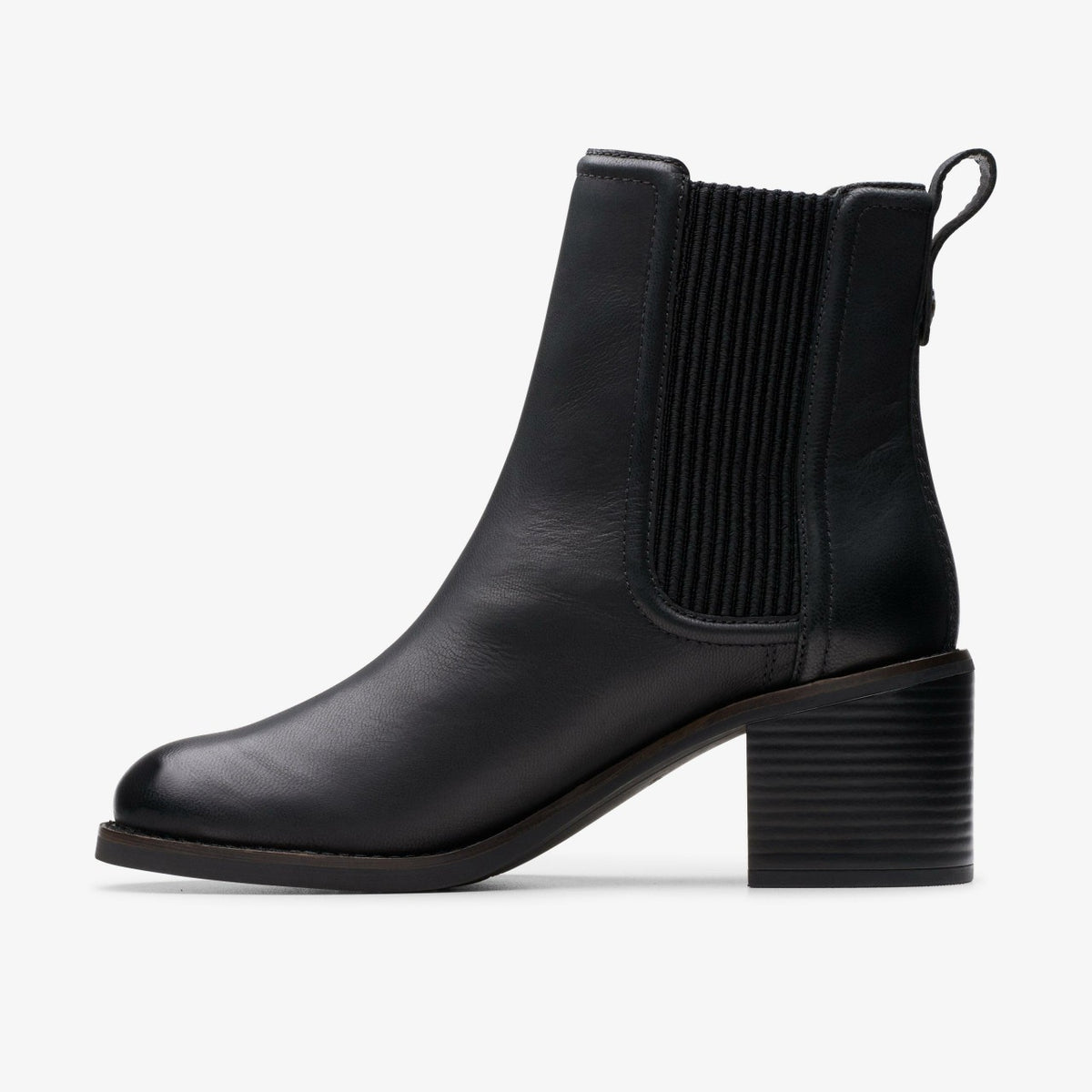Chamberly Top Black Leather - Clarks Popular