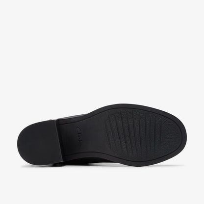 Chamberly Top Black Leather - Clarks Popular