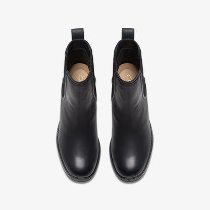 Chamberly Top Black Leather - Clarks Popular
