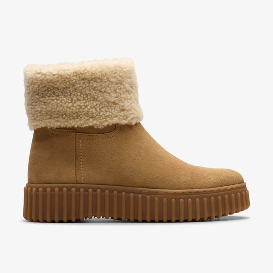 Torhill Turn Light Tan Warmlined - Clarks Value