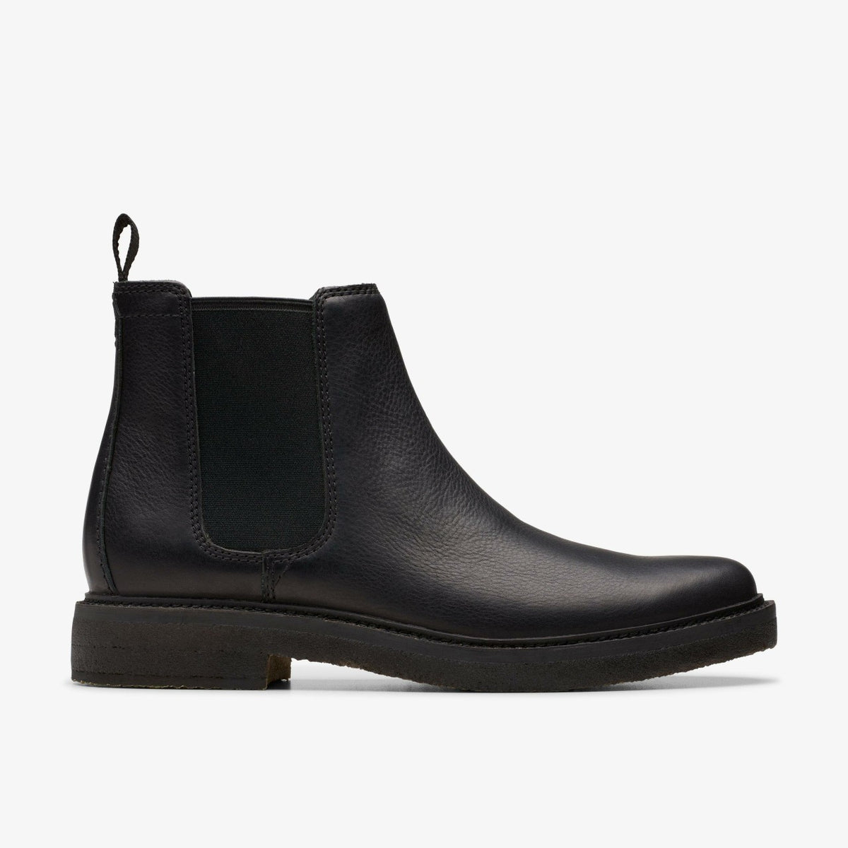 Clarkdale Easy Chelsea Boot Black Leather - Clarks Value