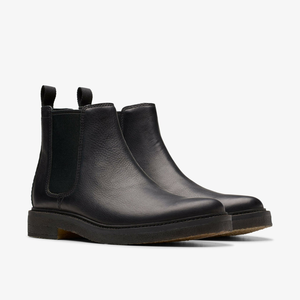 Clarkdale Easy Chelsea Boot Black Leather - Clarks Value