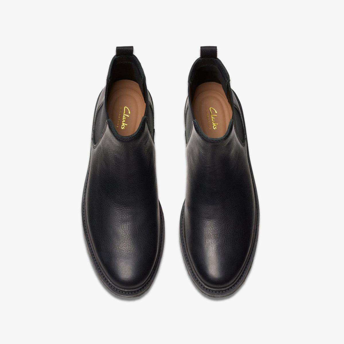 Clarkdale Easy Chelsea Boot Black Leather - Clarks Value