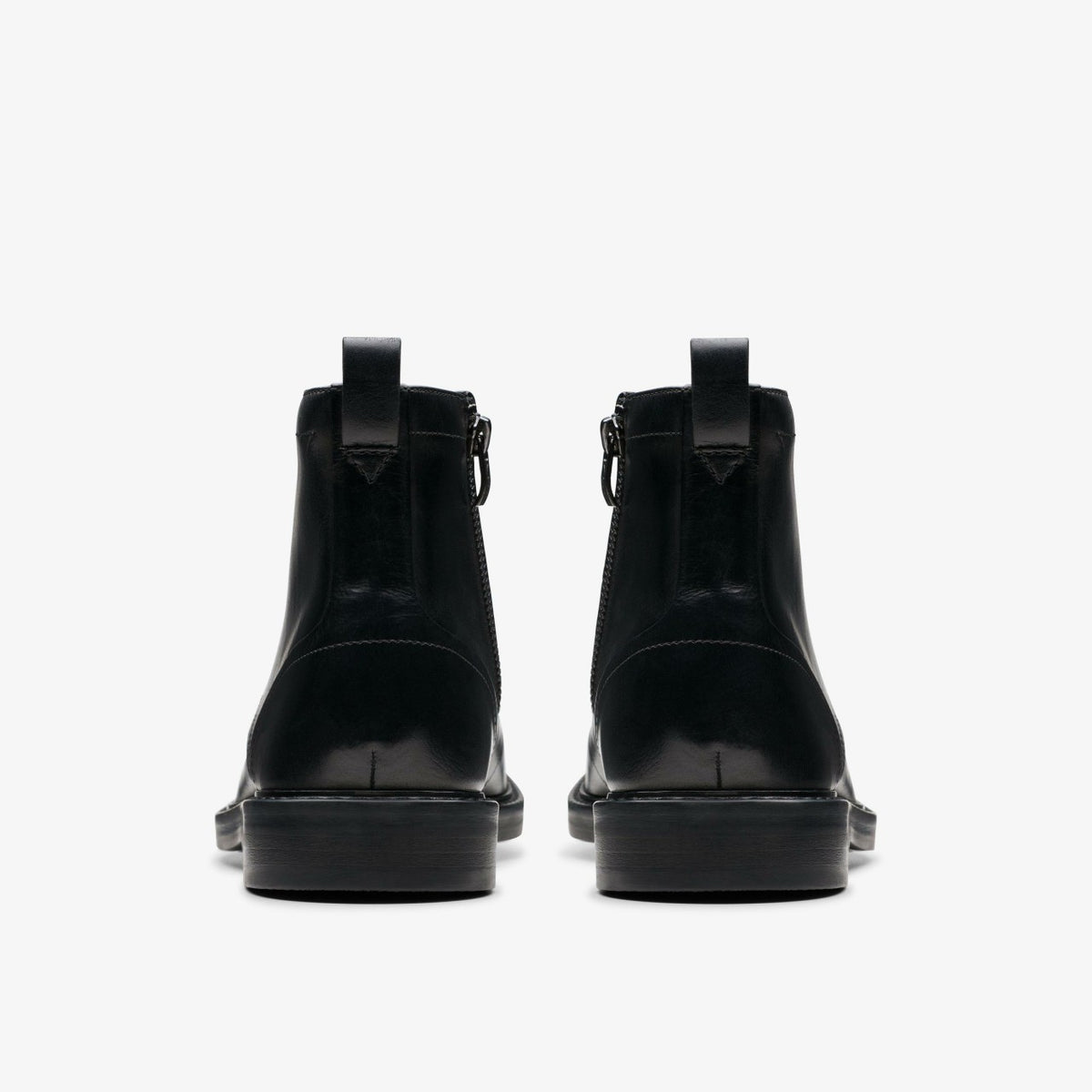 Aldwin Cap Black Leather - Clarks Popular