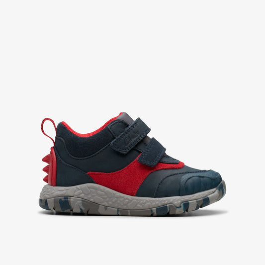 Steggy Rex Toddler Navy - Clarks Discount