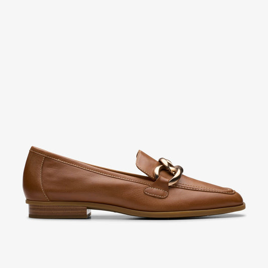 Sarafyna Iris Loafer Tan Leather - Clarks Best Price
