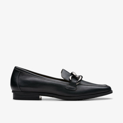 Sarafyna Iris Loafer Black Soft - Clarks Hot Sale