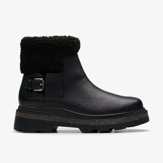 Hencroft Madi Waterproof Black Warmlined Leather - Clarks Hot Sale