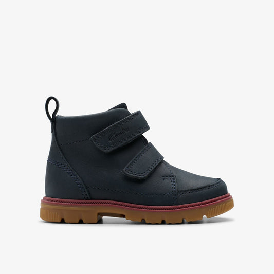 Lorcam Hi Toddler Navy - Clarks Customer Favorite
