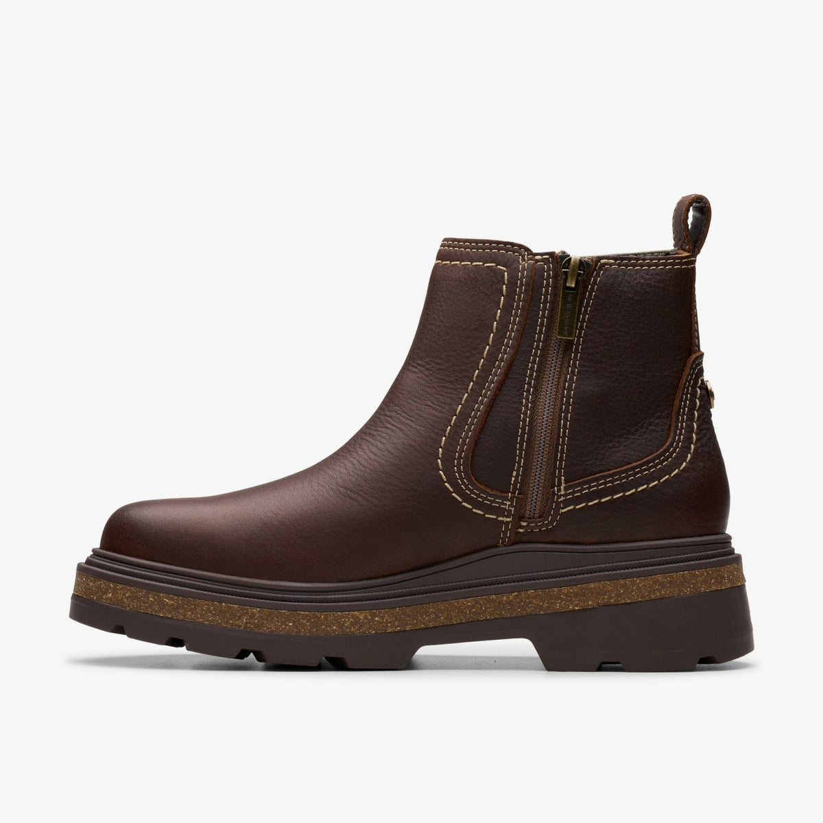 Hencroft Step Waterproof Brown Leather - Clarks Trusted