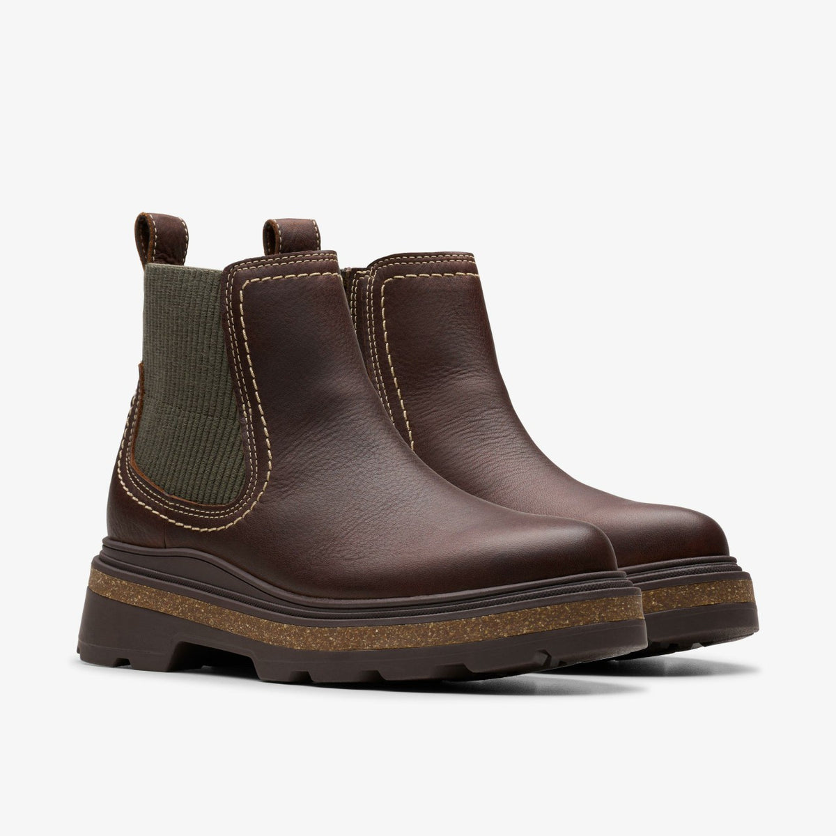 Hencroft Step Waterproof Brown Leather - Clarks Trusted