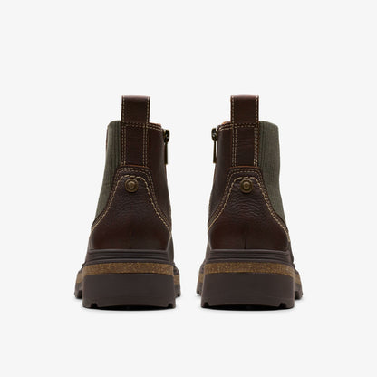 Hencroft Step Waterproof Brown Leather - Clarks Trusted