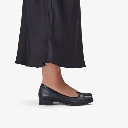 Krystine May Black Leather - Clarks Trending