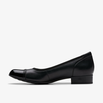 Krystine May Black Leather - Clarks Trending