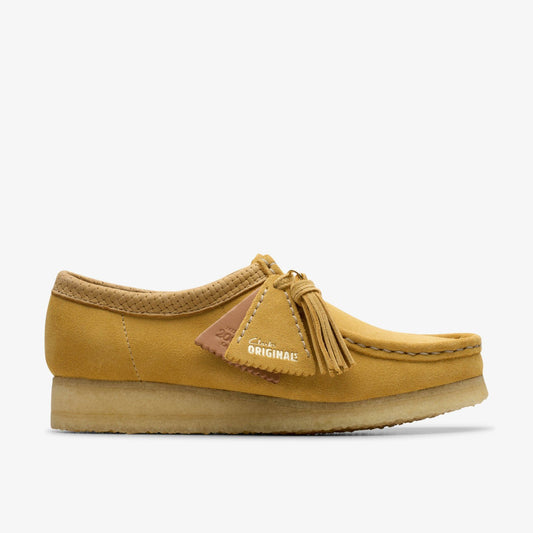 Wallabee Golden Tan Suede - Clarks Best Price