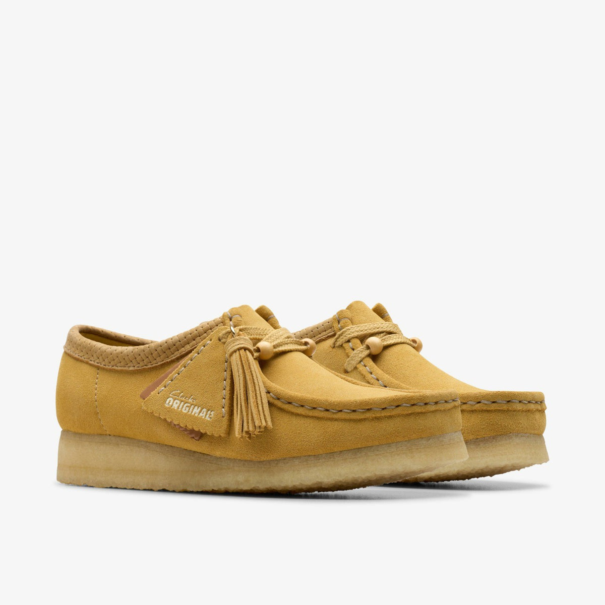 Wallabee Golden Tan Suede - Clarks Best Price