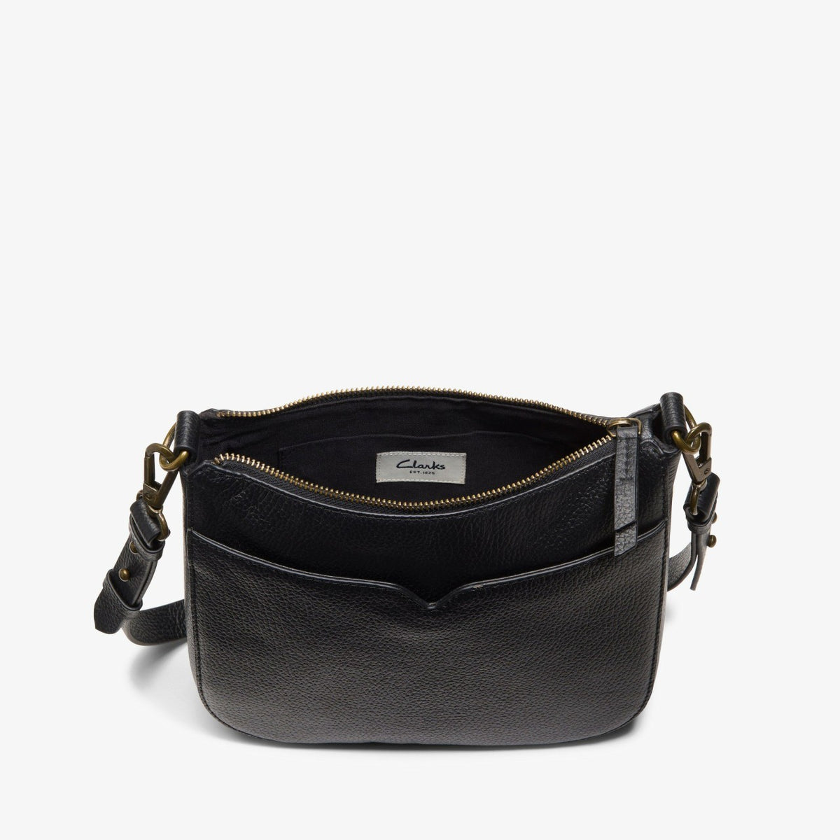 Topsham Willow Black Leather - Clarks Value