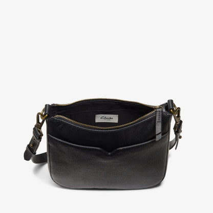 Topsham Willow Black Leather - Clarks Value