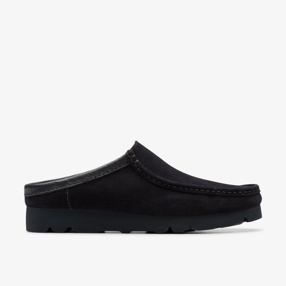 Wallabee Slip Black Suede - Clarks Exclusive