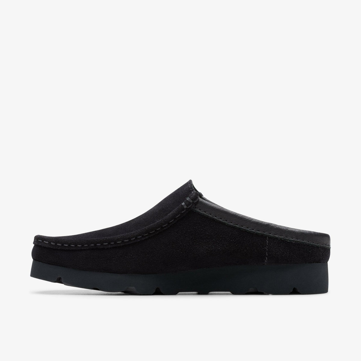 Wallabee Slip Black Suede - Clarks Exclusive