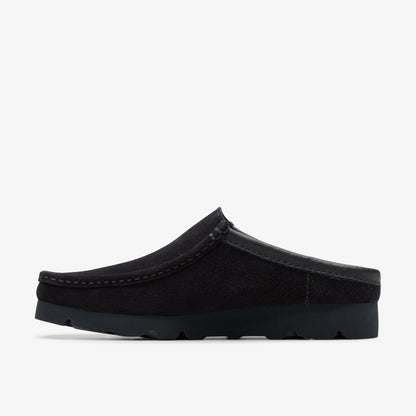 Wallabee Slip Black Suede - Clarks Exclusive