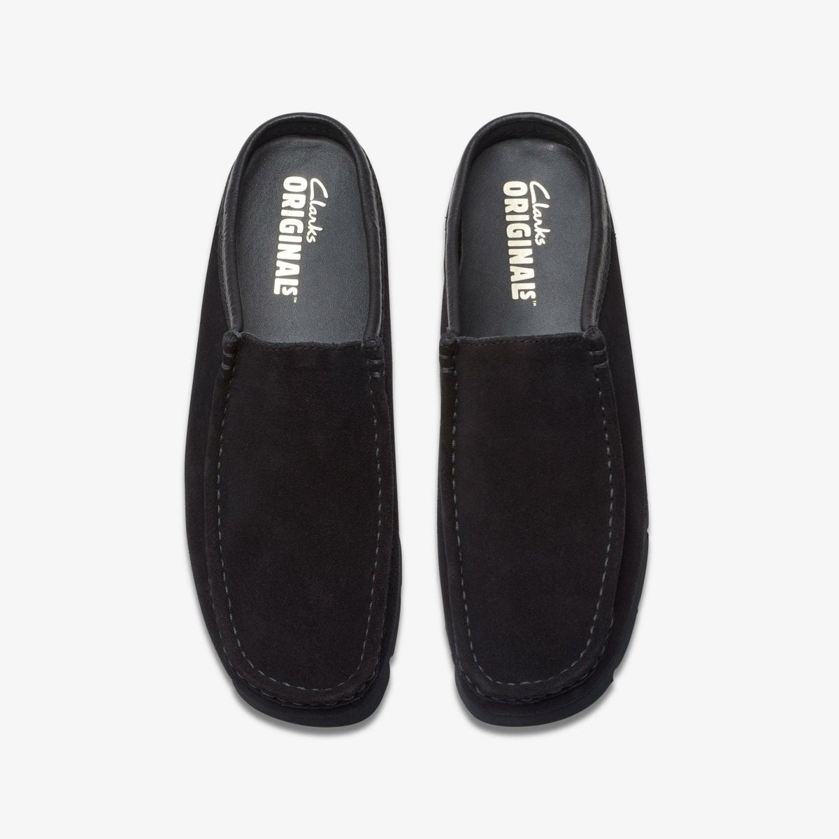 Wallabee Slip Black Suede - Clarks Exclusive