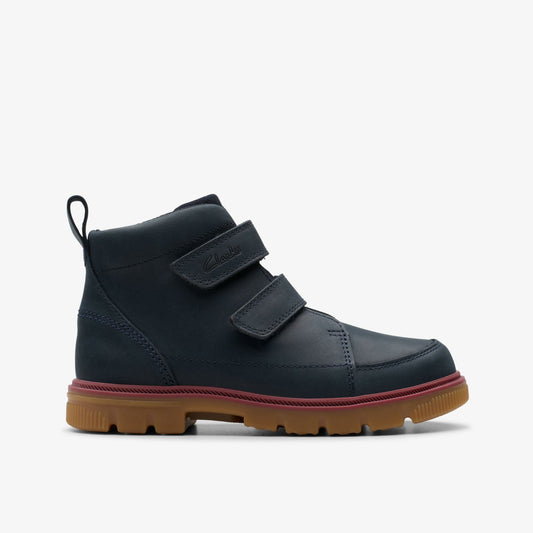 Lorcam Hi Kid Navy - Clarks Customer Favorite