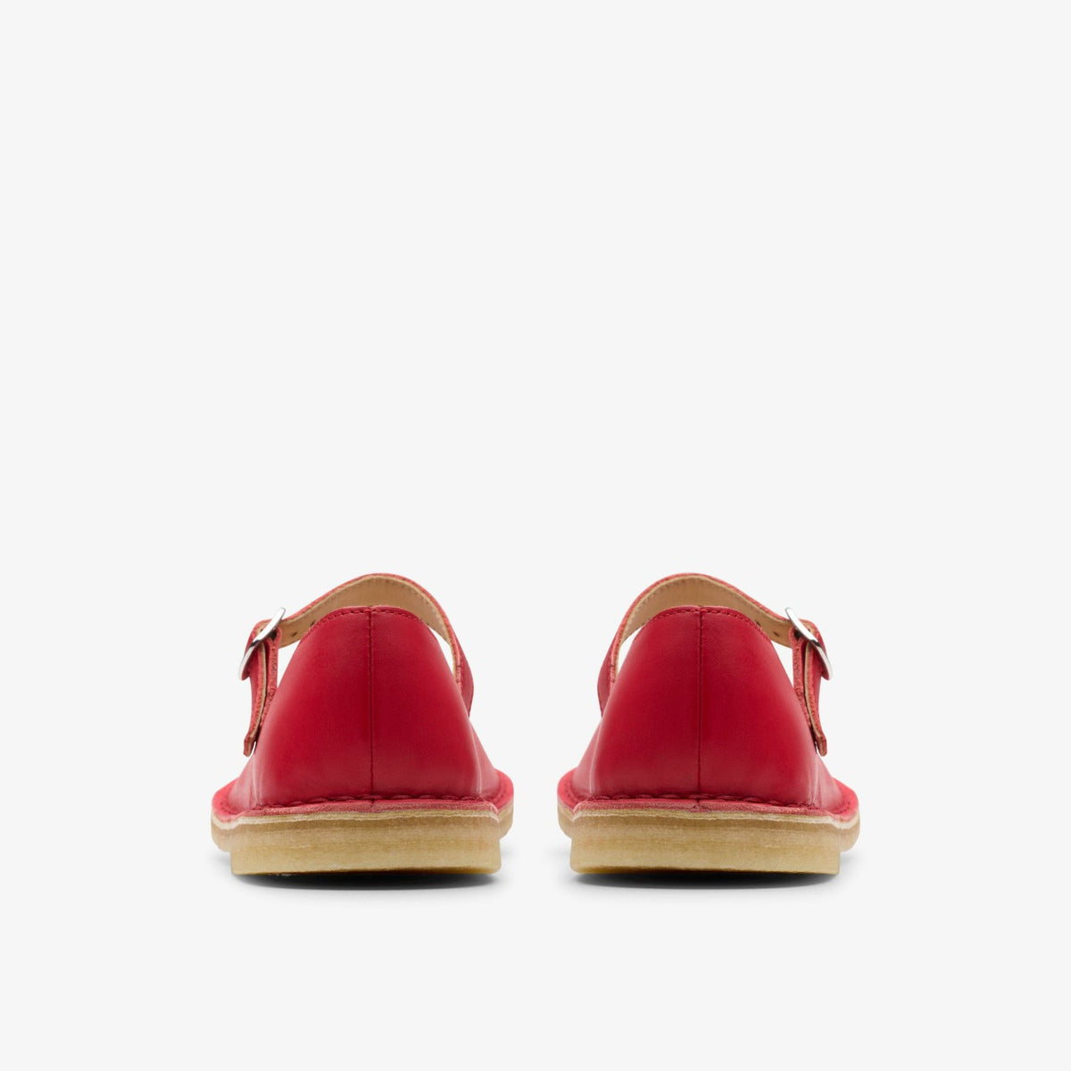 Desert Jane Red Leather - Clarks Signature
