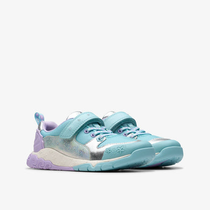 Tidal Shell Kid Light Blue Combination - Clarks Everyday