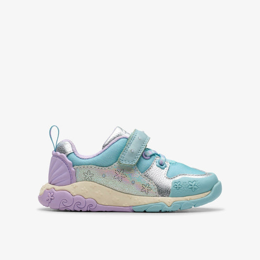 Tidal Shell Toddler Light Blue Combination - Clarks Great Value