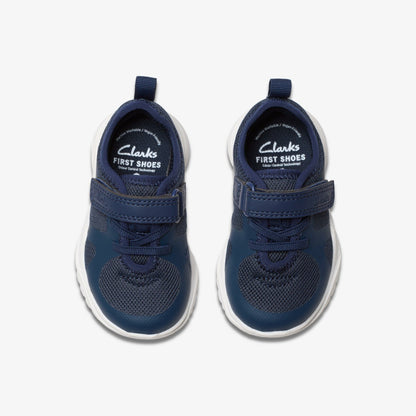 Feather Ath Toddler Navy - Clarks Premium