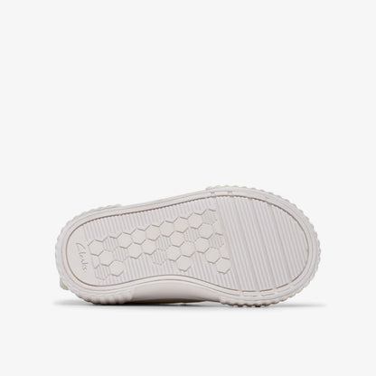 Foxing Berry Toddler Silver Fabric - Clarks Exclusive