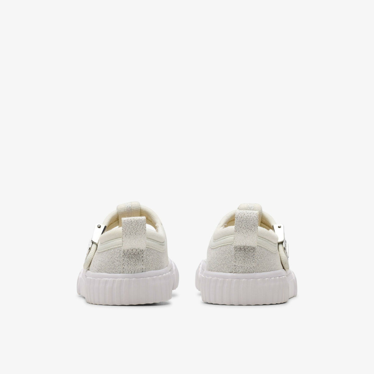 Foxing Berry Toddler Silver Fabric - Clarks Exclusive