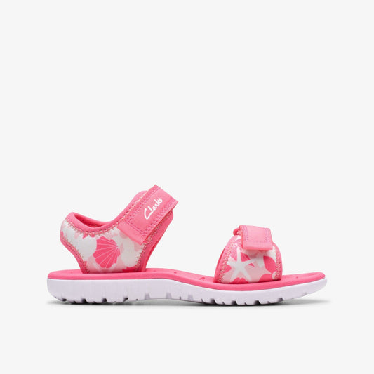 SurfingTide Kid Pink Multicolour - Clarks Trusted
