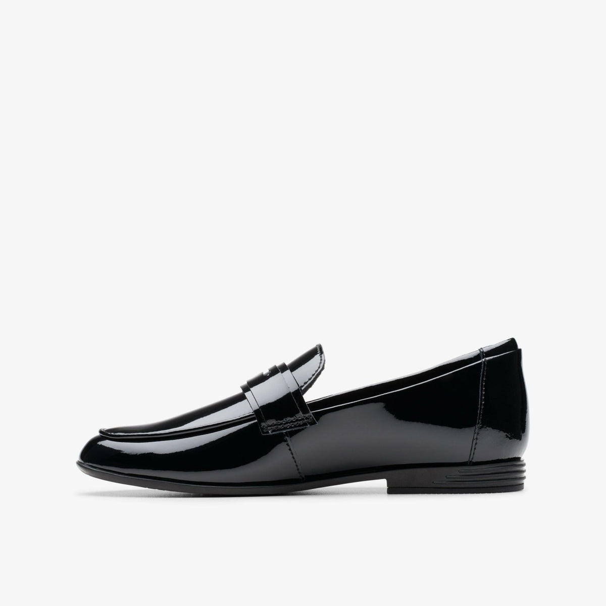 Finja Bright Older Black Patent - Clarks Exclusive