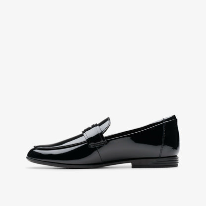 Finja Bright Older Black Patent - Clarks Exclusive