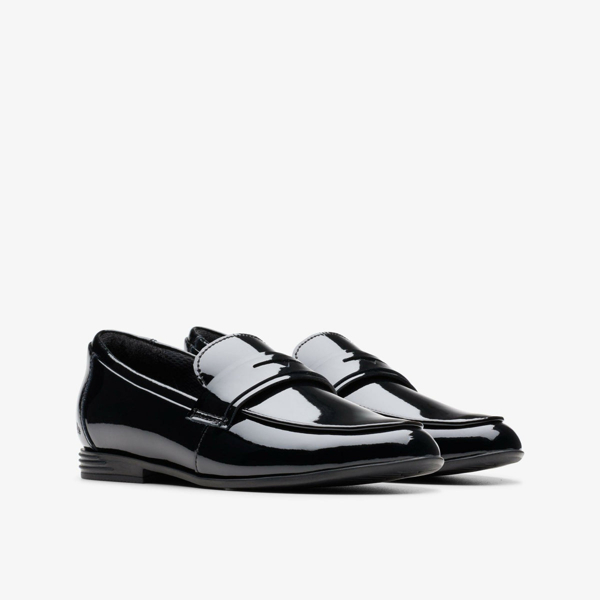 Finja Bright Older Black Patent - Clarks Exclusive