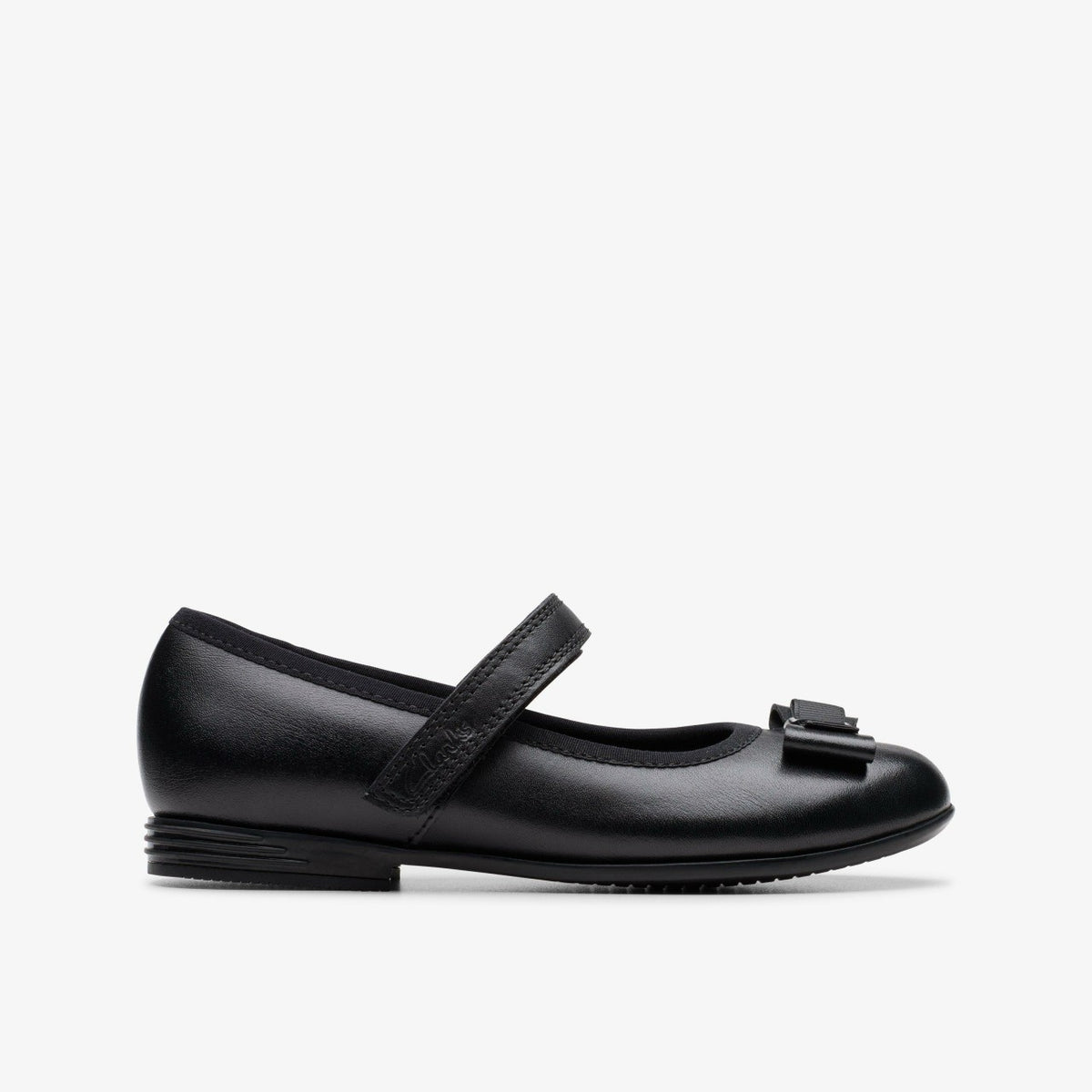 Finja Tap Kid Black Leather - Clarks Sale