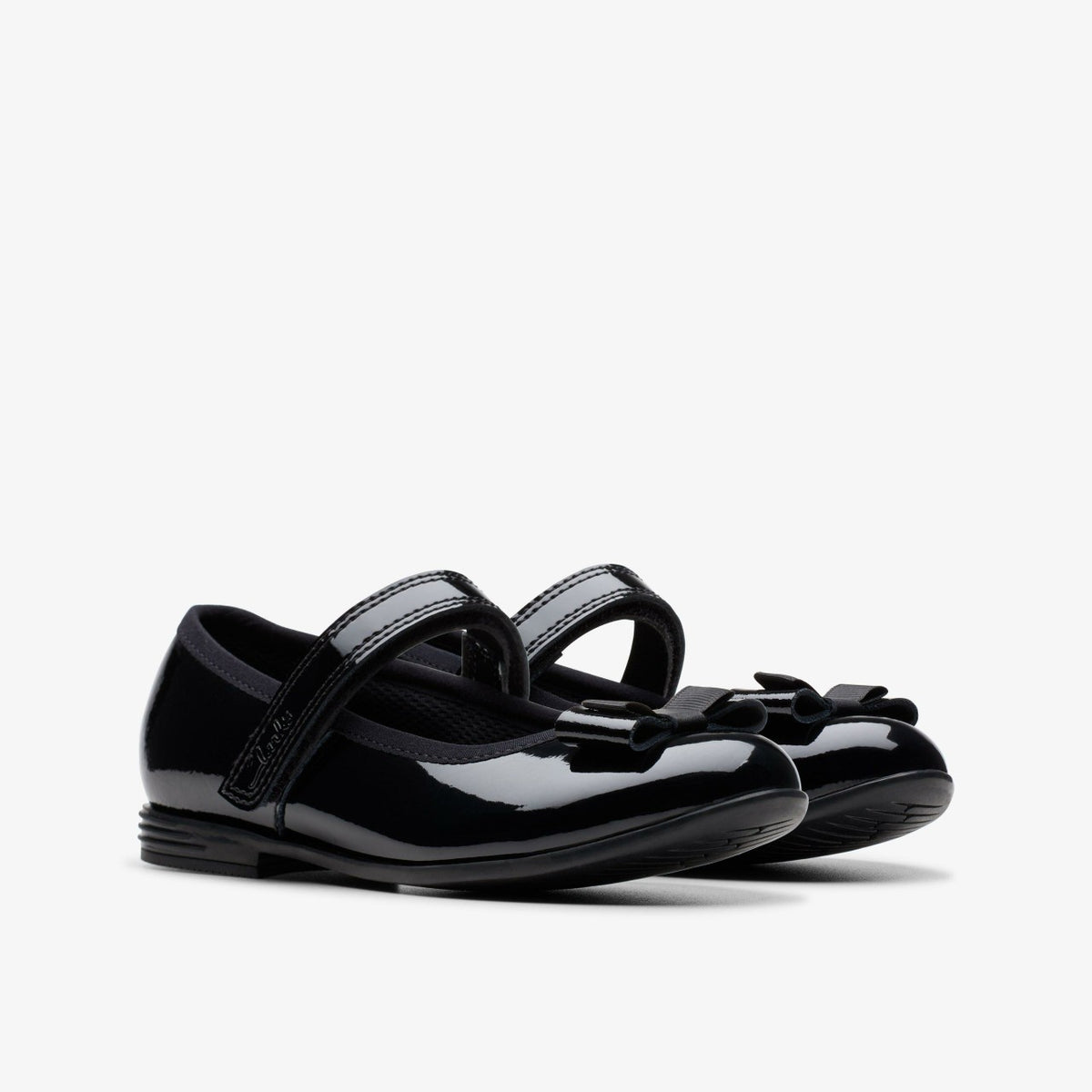 Finja Tap Kid Black Patent - Clarks Special Offer