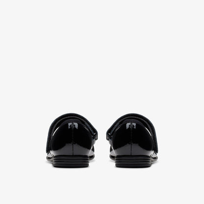 Finja Tap Kid Black Patent - Clarks Special Offer