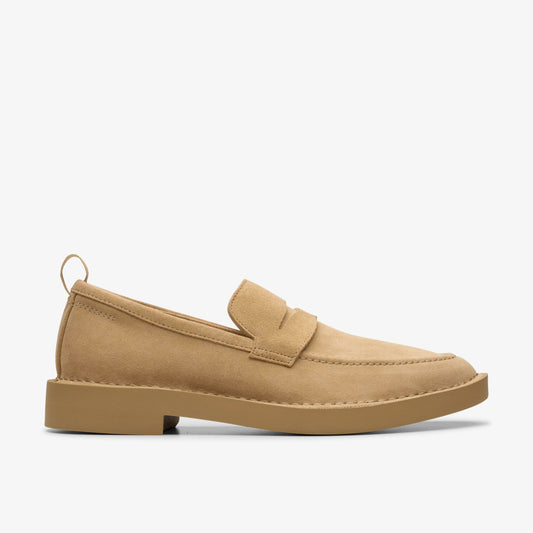 Martock Lo Dark Sand Suede - Clarks Everyday