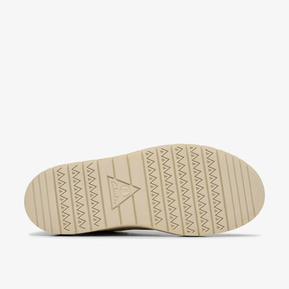 Polden Moc Off White Canvas - Clarks Trusted