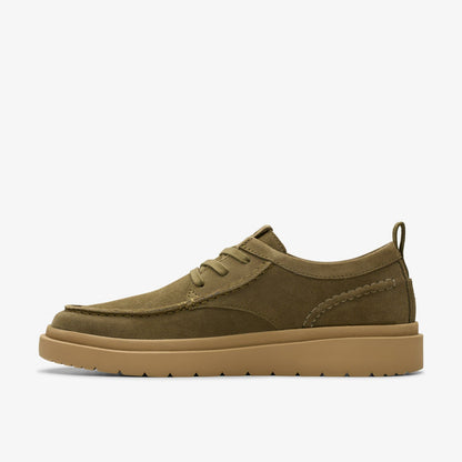 Polden Moc Olive Suede - Clarks Customer Favorite