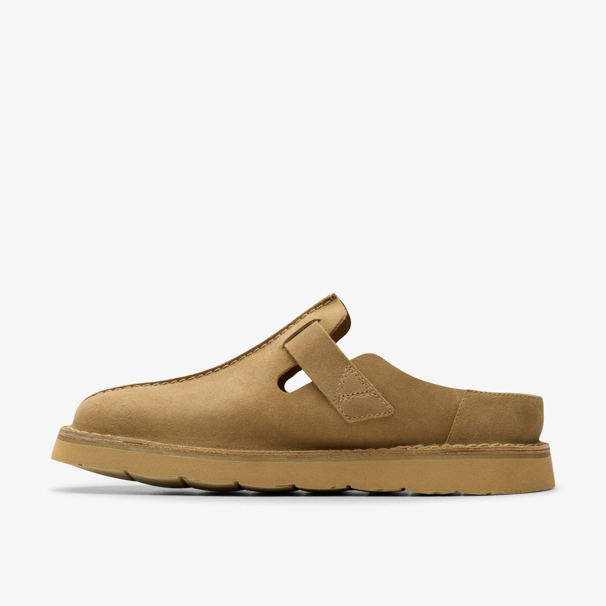 Solsbury Mule Dark Sand Suede - Clarks Featured